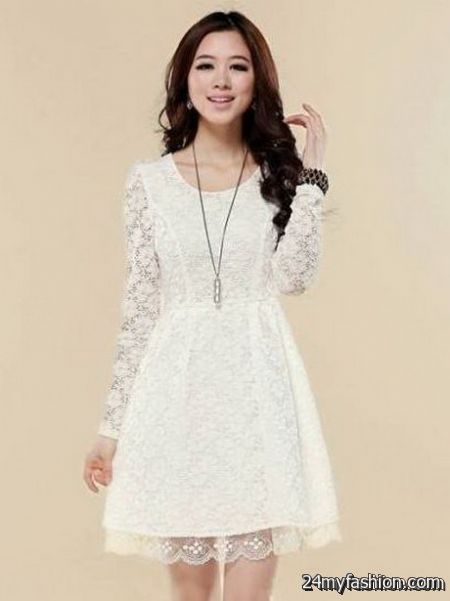 White lace dress with sleeves review