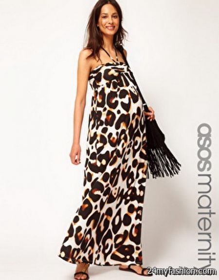 Zebra print maternity dress review
