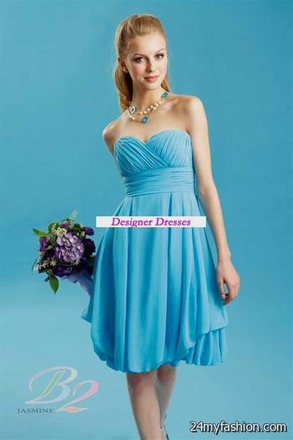 blue and black bridesmaid dresses review