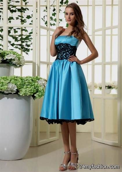 blue and black bridesmaid dresses review