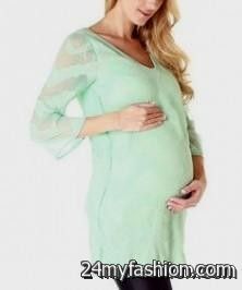 mint green maternity dress review
