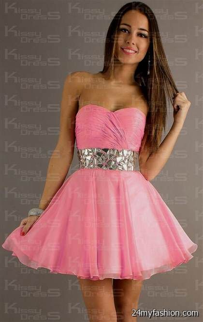 pink short formal dresses review