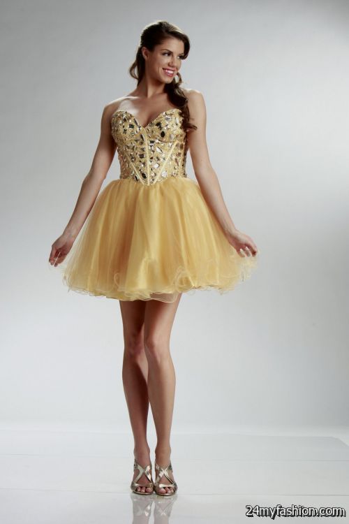 short gold prom dresses under 100 review