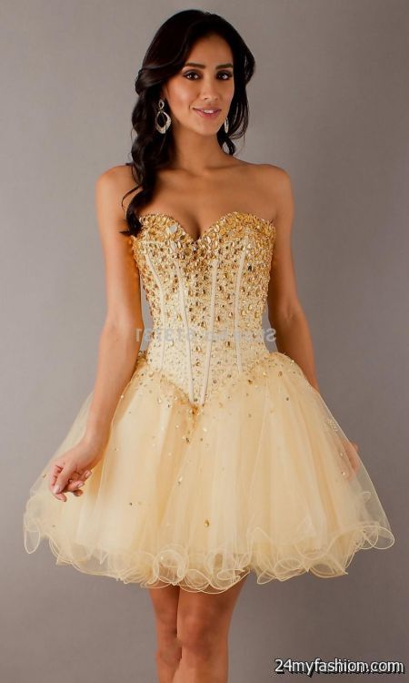 short gold prom dresses under 100 review