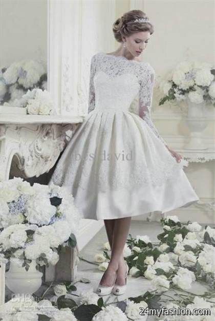 short wedding dress long sleeve review