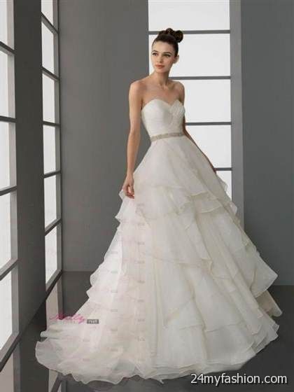 sweetheart a line organza wedding dress review