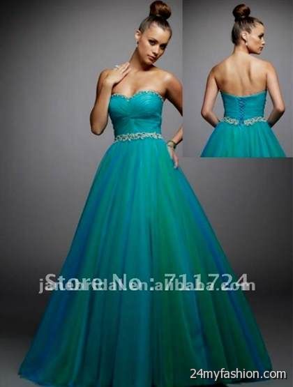 teal wedding dresses review