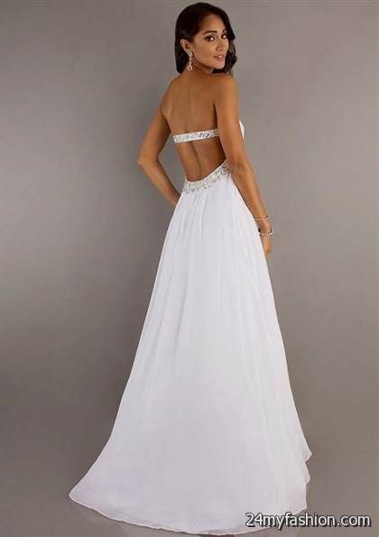 white backless prom dress review - B2B Fashion