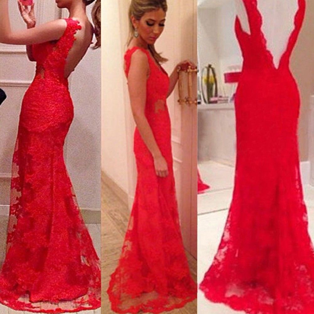 Cool Women’s Long Evening Prom Gown Formal Bridesmaid Cocktail Party ...