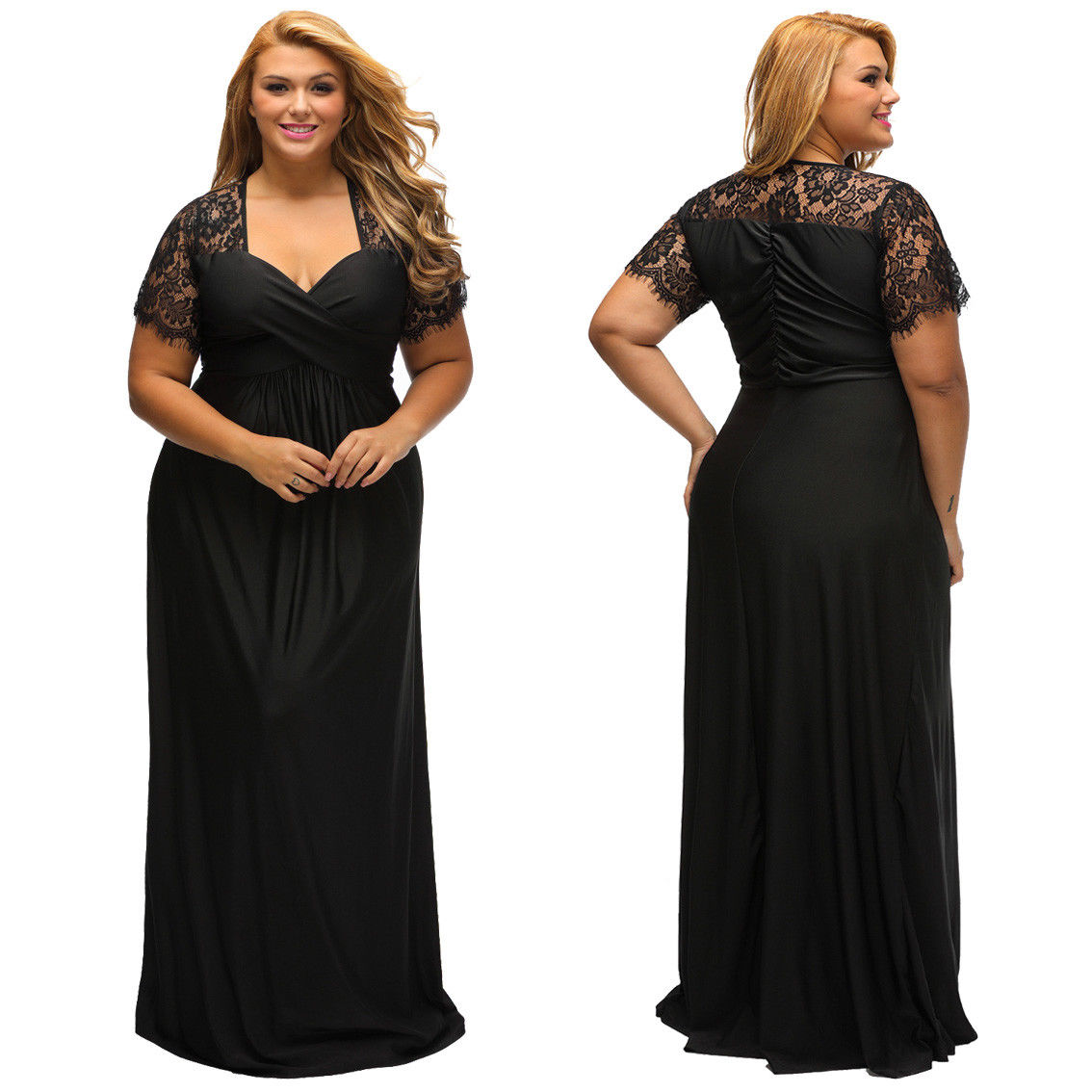 Cool USA Plus  Size  Womens Formal  Gown Wedding  Bridesmaid  