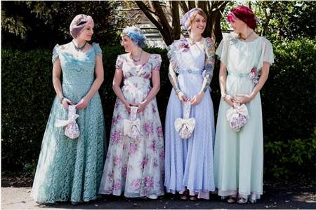 1920s bridesmaid dresses