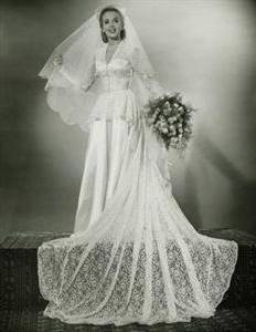 1930s wedding dress