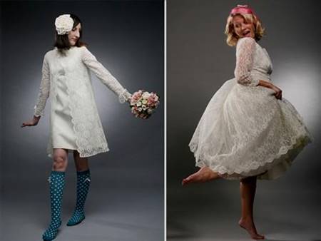 1960s style wedding dresses
