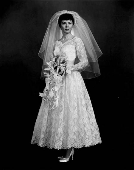 1960s wedding dress