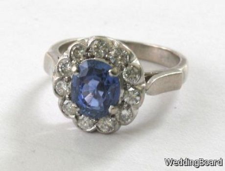 Antique Sapphire Engagement Rings for Mature Ladies
