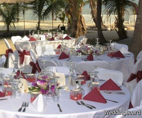 Beach Wedding Decorations Colors of Choice