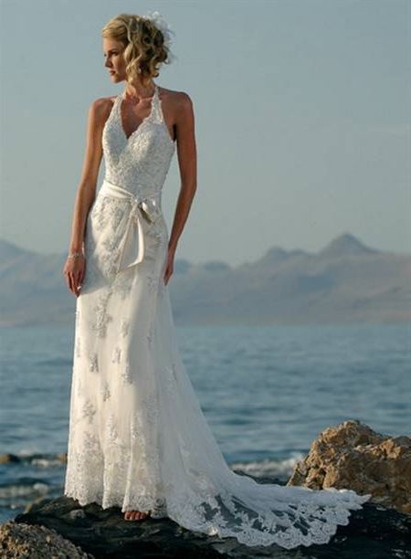 Beach destination wedding dresses