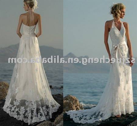Beach wedding bridal gowns