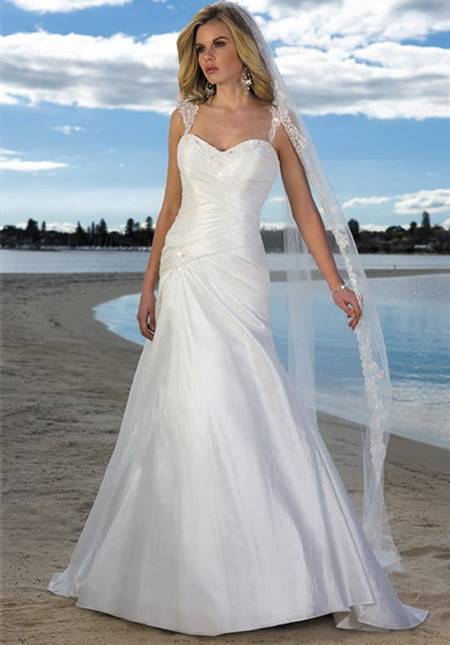 Beach wedding bridal gowns