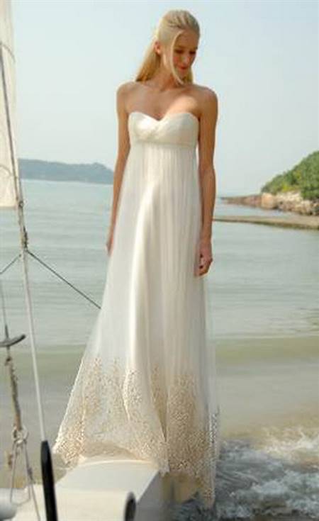 Beach wedding dress casual