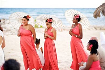 Beach wedding dresses for bridesmaids