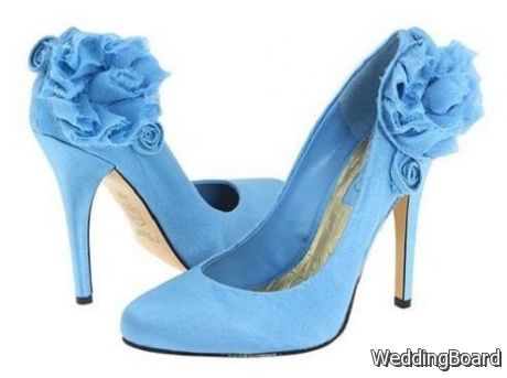 Blue Wedding Shoes, the Intimate Color for Intimate Love Feeling