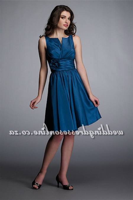Blue dresses for a wedding guest
