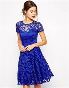 Blue dresses for wedding guests