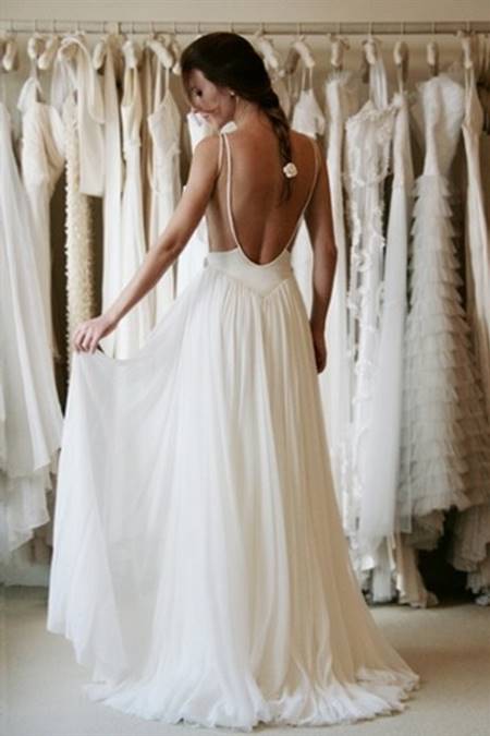 Boho style wedding dresses