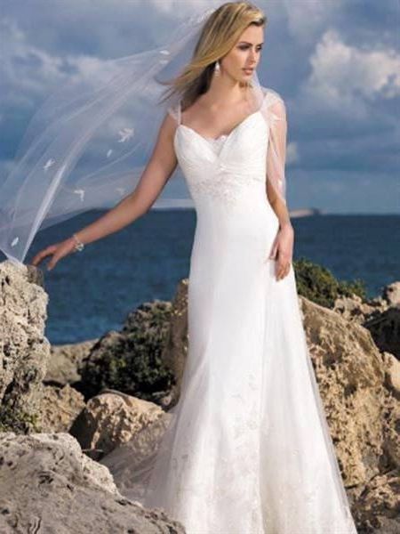 Bridal dresses for beach weddings