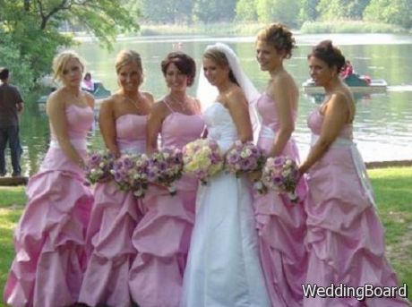 Bridesmaid Dresses Pink are Suitable for Goddess