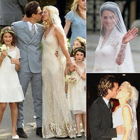 Celebrity wedding dresses