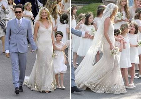 Celebrity wedding gowns