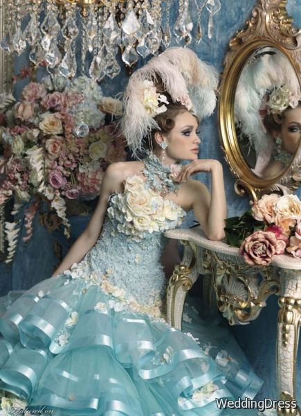 Color Wedding Dresses by Stella de Libero