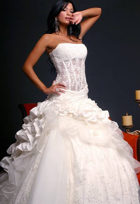 Corset wedding dresses