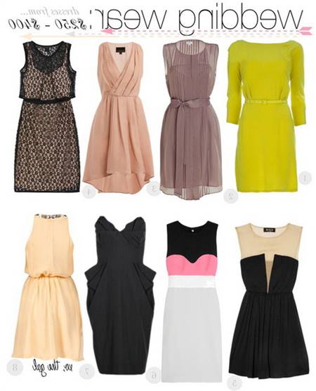 Dress to wear for a wedding