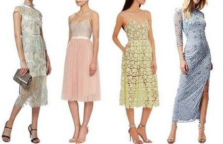 Dresses for guests at summer wedding