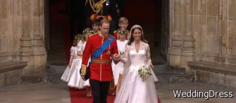 Duke & Duchess of Cambridge Procession to Buckingham Palace