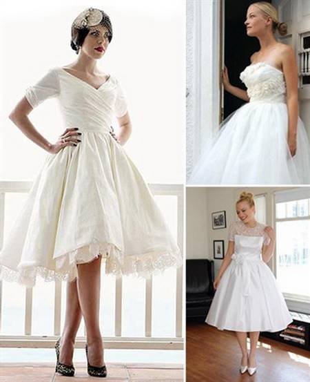 Fifties style wedding dresses