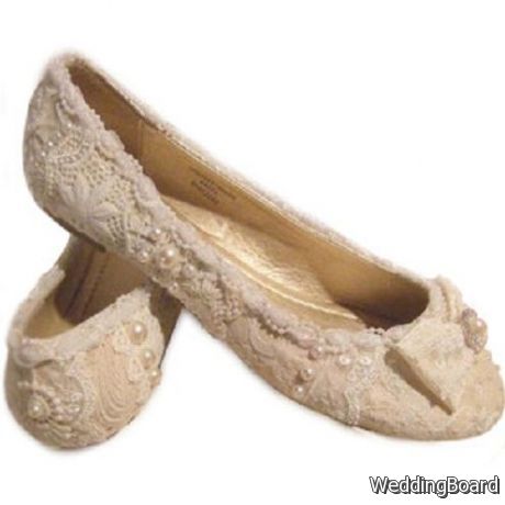 Flat wedding shoes detail designs for you