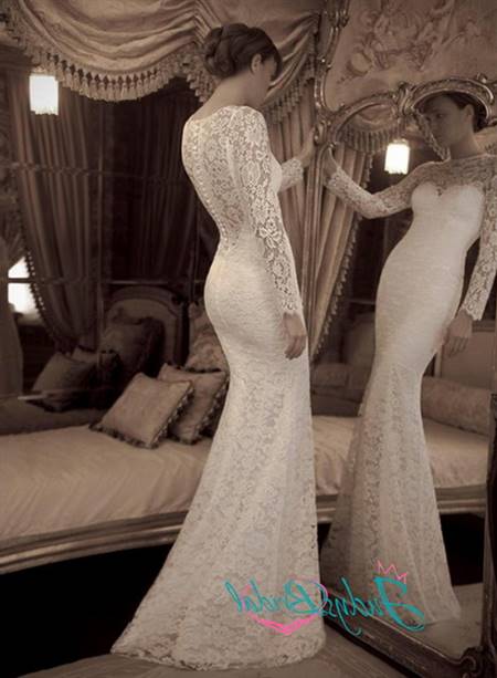 French lace wedding dress