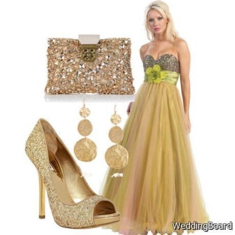 Gold Color Wedding Dress Will Make You A Different Bride