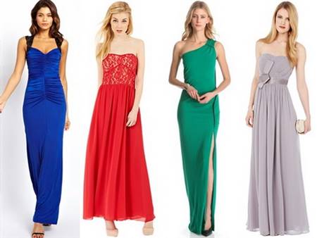 Gowns for wedding guests