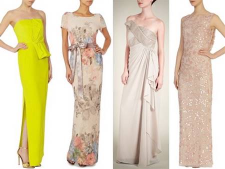 Gowns for wedding guests