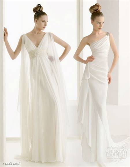 Grecian style wedding dresses