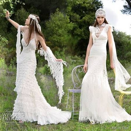 Hippie wedding dresses