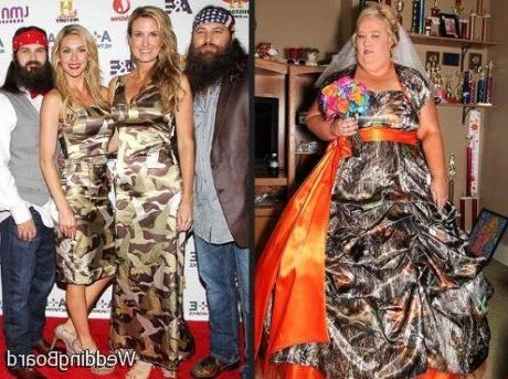 Hot Pink and Camo Wedding Dress become More Rare Today