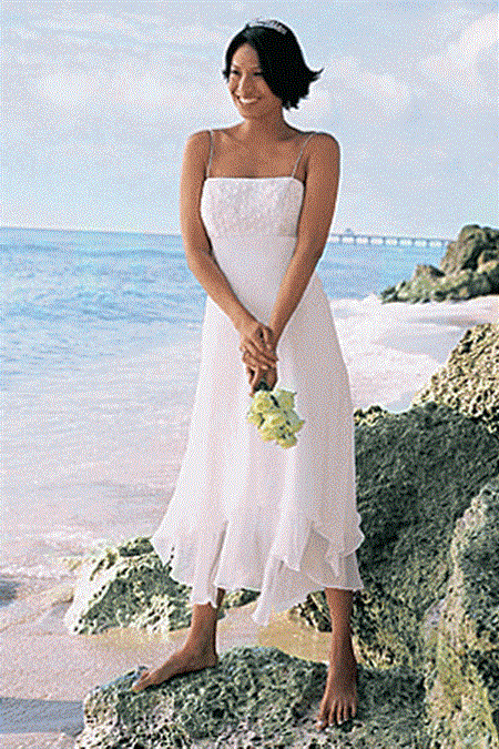 Informal beach wedding dresses