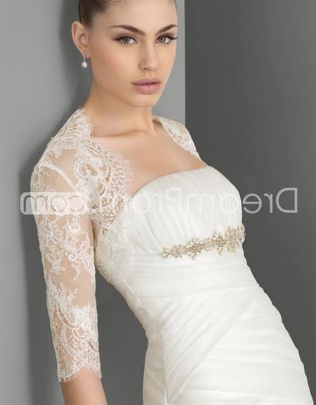 Lace bolero for wedding dress