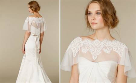 Lace bolero for wedding dress